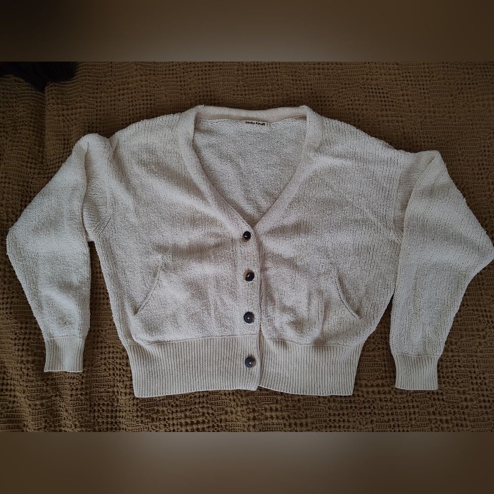 Misha & Puff Adult boucle academy cardigan